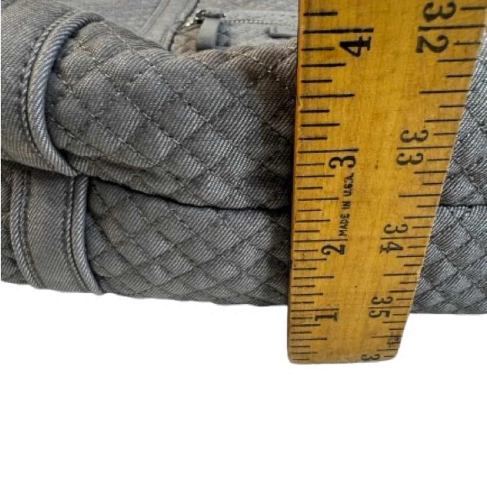 Vera Bradley Gray Quilted Tote